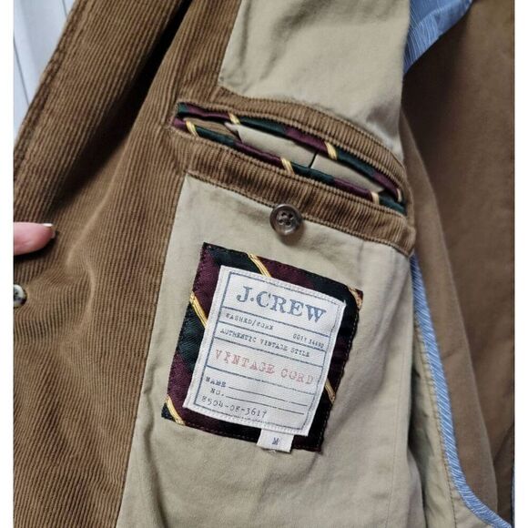 J.Crew Mens Corduroy Blazer/Jacket M - Picture 10 of 10